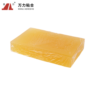 Derretimiento caliente amarillo sólido TPR adhesivo piezosensible PSA TPR-6559S adhesivo