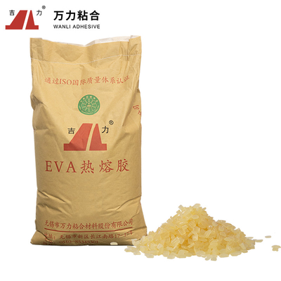Derretimiento caliente EVA Adhesive Yellowish Polyolefin EVA-KB-1H de la caja del plegamiento del cartón