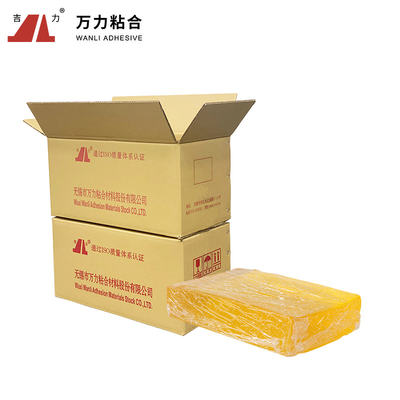 Cinta adhesiva TPR-7350 del pegamento de 10000 Cps de aluminio del derretimiento caliente caliente amarillo sólido del papel