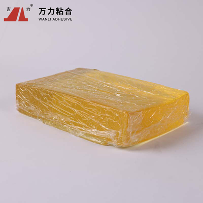 Cinta adhesiva TPR-7350 del pegamento de 10000 Cps de aluminio del derretimiento caliente caliente amarillo sólido del papel