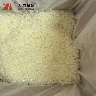 Derretimiento caliente EVA Adhesive Yellowish Polyolefin EVA-KB-1H de la caja del plegamiento del cartón